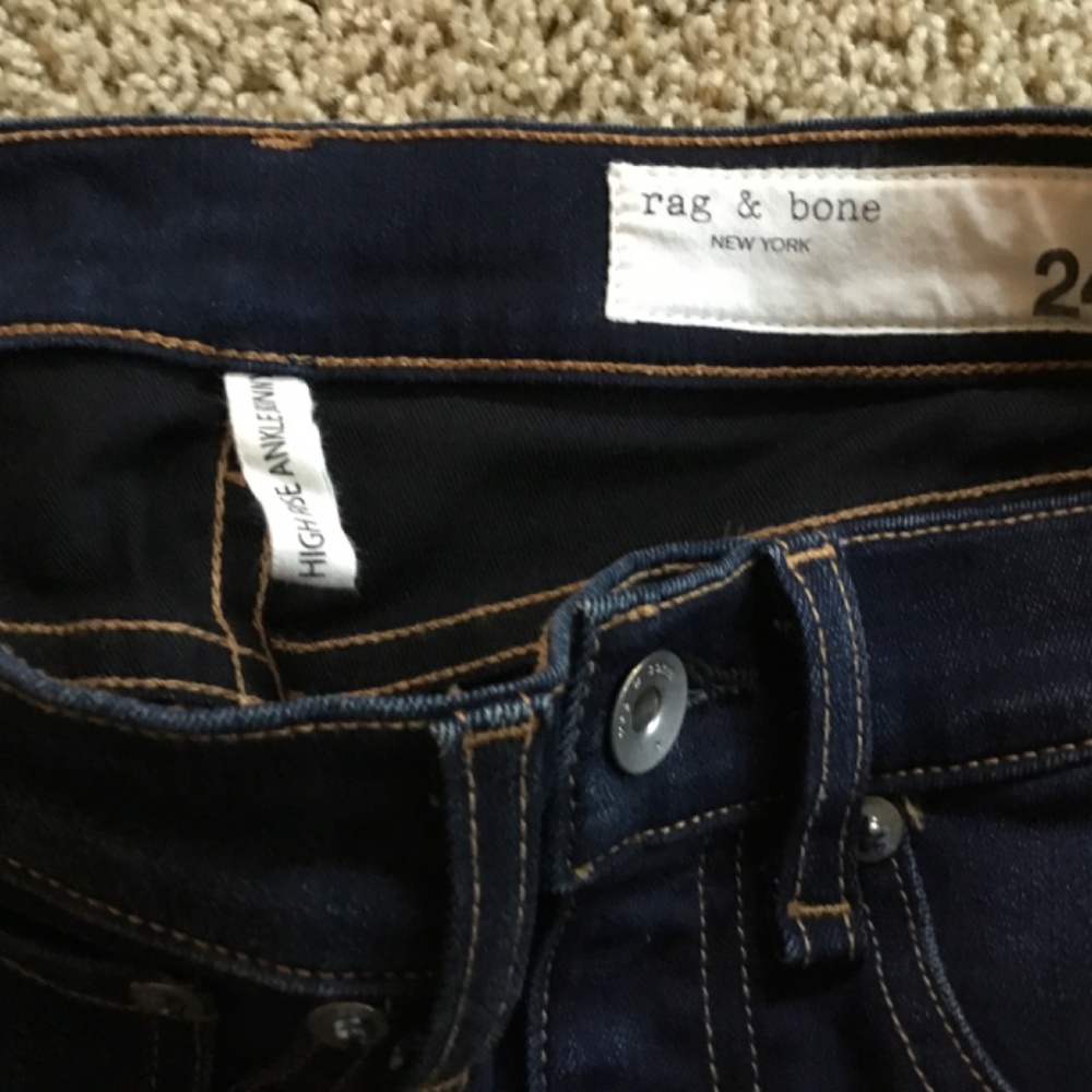 Women’s Rag & Bone High Rise Ankle Skinny - Picture 2 of 5
